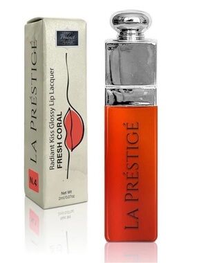 Predire LA PRESTIGE Radiant Kiss Lip Lacquer - Fresh Coral